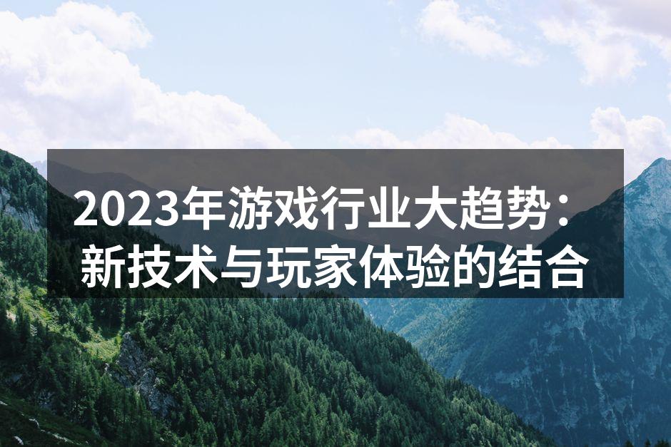 虚拟现实游戏体验